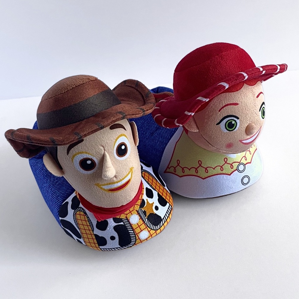 Disney Toy Story Woody and Jessie Toddler Slippers Girls’ 11/12
